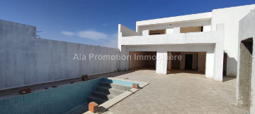 Villa moderne avec piscine à vendre à Djerba en zone urbaine