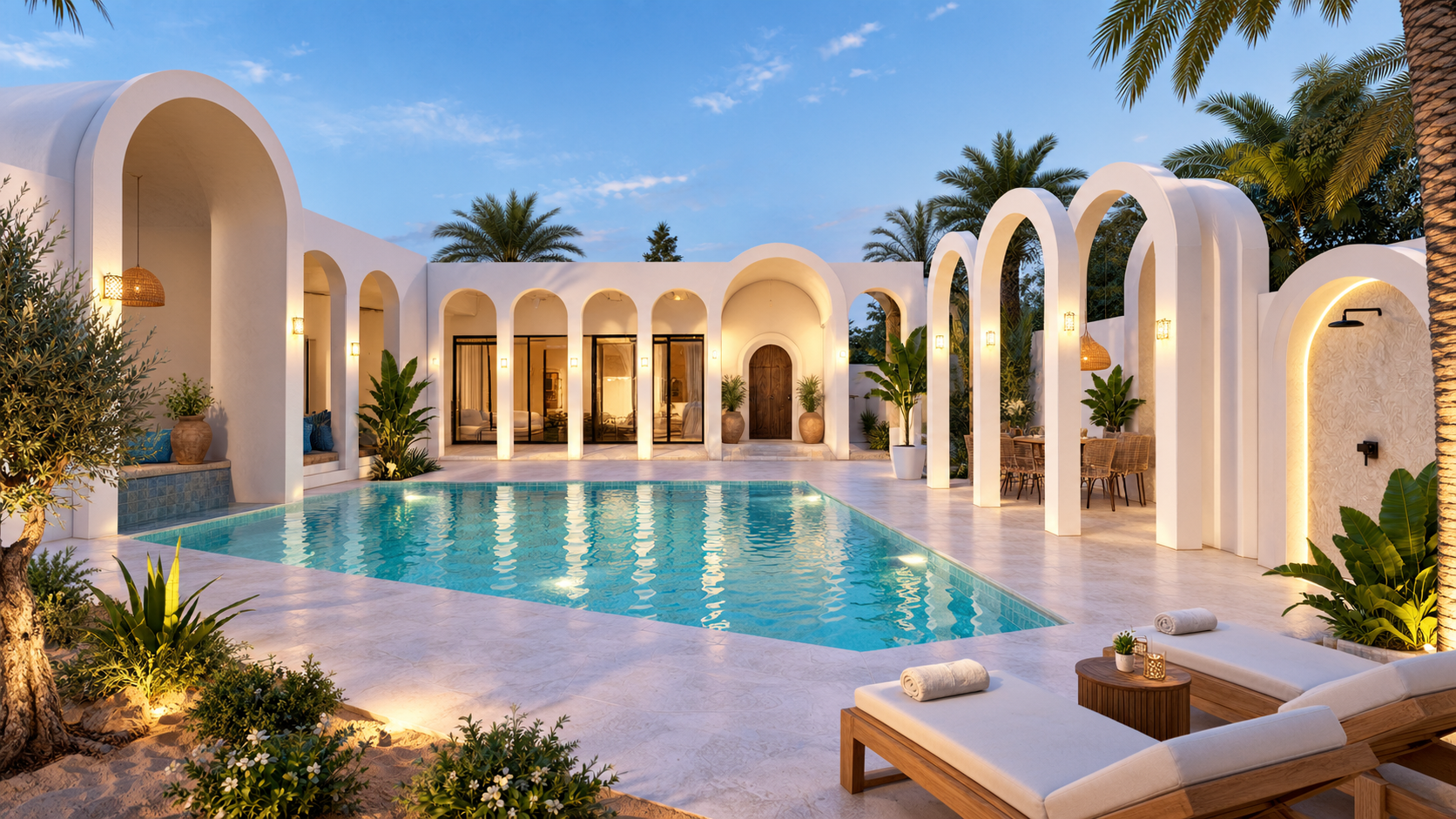 VILLA AVEC ARCADES – VENTE SUR PLAN
